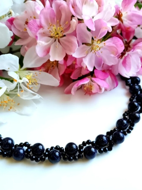 Choker z Nocy Kairu i Czarnego Onyksu - Kruk