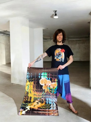 OBSERWATORIUM – duży plakat psychodeliczny 70 × 100 cm | Pan Starszy