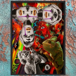 OKO DUSZY – plakat w czarnej ramie 50 × 70 cm | Pan Starszy