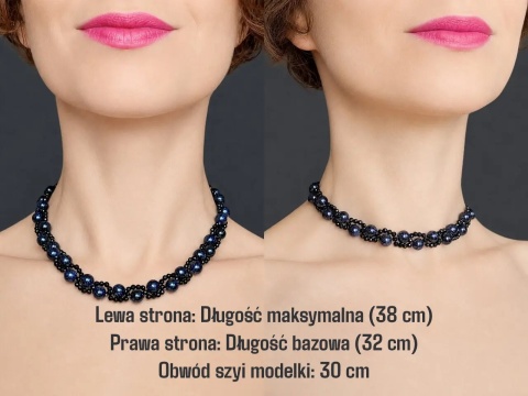 Choker z Nocy Kairu i Czarnego Onyksu - Kruk