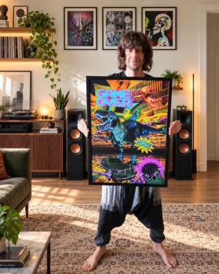 PĘTLA CZASU – plakat w czarnej ramie 50 × 70 cm | Pan Starszy